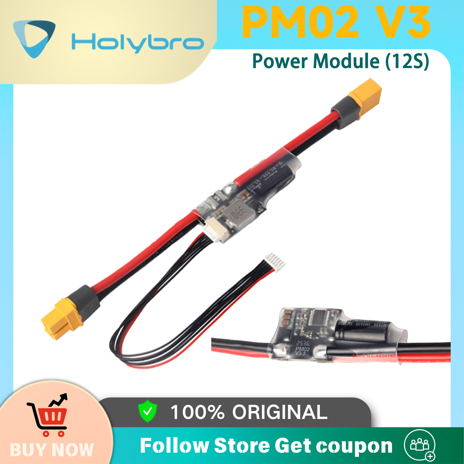 Drone Kit Hexacopter - Holybro PM02D Modulo di Alimentazione 2S-12S