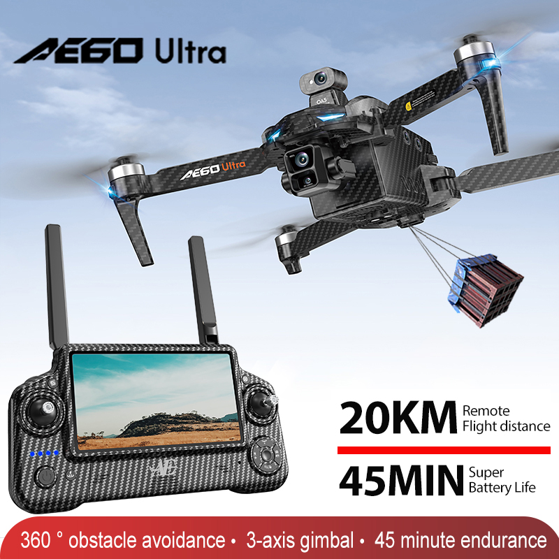 Drone Kit Professional - AE60 GPS Drone Professionale 8K Fotocamera
